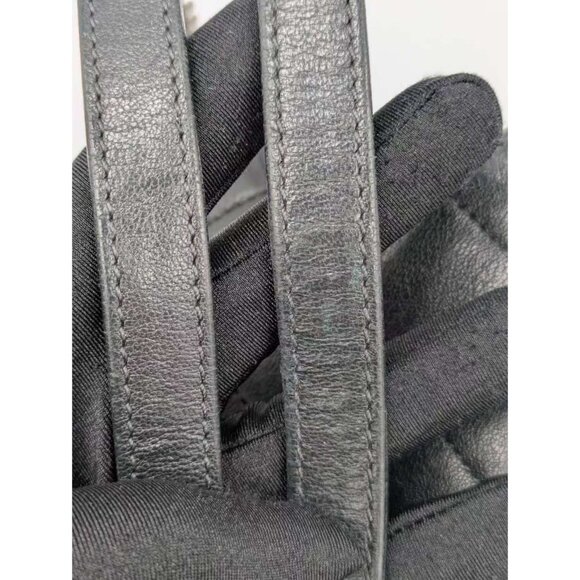 Pre-owned Chanel Quilted Sheepskin Rocks Ruthenium Hardware Small Flap Black - Picture 15 of 16